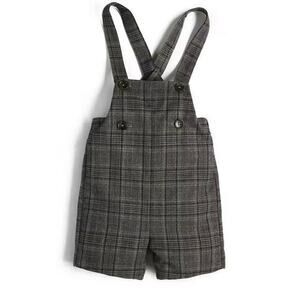 New baby boy’s Christmas suspender overall shorts 6 months